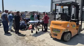 Turgutlu'da Forklift ile Motosiklet Çarpıştı: 1 Yaralı