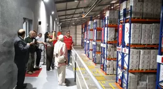 Türk Kızılay, Erzurum Bölge Lojistik Merkezi'ni Tanıttı
