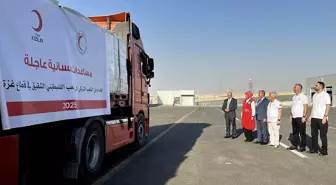 Türk Kızılay, Ürdün'den Gazze'ye Yardım Gönderdi