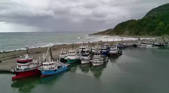 Sinop'ta Olumsuz Hava Koşulları Balıkçıları Etkiledi