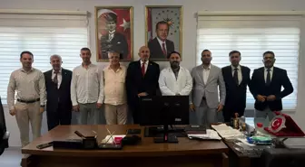 Türkiye Muhtarlar Konfederasyonu Başkanı Delibalta'dan Defne Devlet Hastanesine ziyaret
