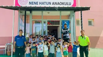 Tut'ta Öğrencilere Güvenlik ve Trafik Bilinci Eğitimi Verildi