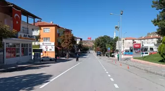Uğurludağ'da Yol Çizgi Çalışmaları Başladı