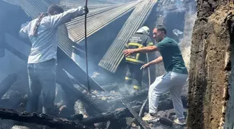 Sivas'ta Kilerde Yangın Çıktı