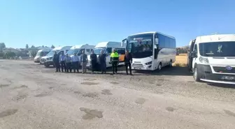 Sivas'ta Öğrenci Servisleri Denetlendi