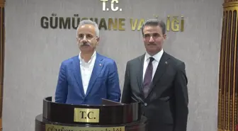 Ulaştırma ve Altyapı Bakanı Uraloğlu Gümüşhane'de ziyaretlerde bulundu