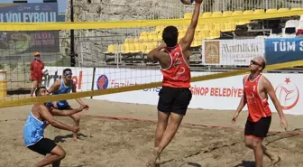 Uluslararası Pro Beach Voleybol Turnuvası Sinop'ta Başladı