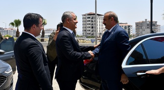 Uyuşmazlık Mahkemesi Başkanı Rıdvan Güleç, Hatay Cumhuriyet Başsavcısı'nı Ziyaret Etti