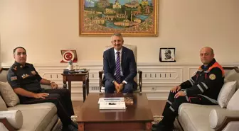 Edirne Valisi Yunus Sezer, Azerbaycan Heyetini Kabul Etti