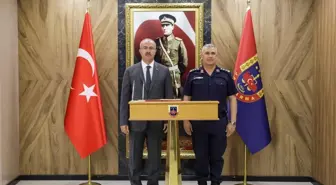 Çanakkale Valisi Ömer Toraman, Jandarma Komutanlığını Ziyaret Etti