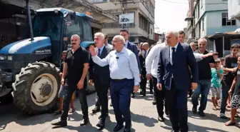 Vali Köşger, Yüreğir'deki Esnafı Ziyaret Etti