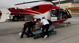 Ambulans Helikopterle Acil Sevk: 79 Yaşındaki Hasta Tedavi Altına Alındı