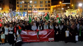 Van'da Filistin'e Destek Yürüyüşü