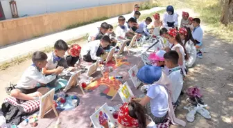 Kırsalda Sanat Etkinliği: Pınar Dereli ile Küçük Ressamlar