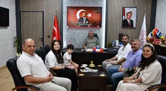 LGS'de Tam Puan Alan Asya Deniz Karakuş'tan Kaymakam'a Ziyaret