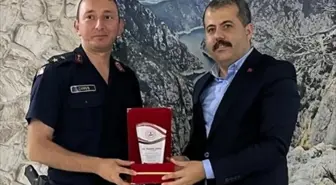 Üsteğmen Mustafa Çavuş'a Veda Yemeği Düzenlendi
