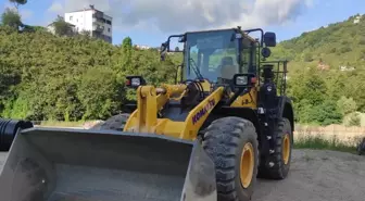 Yağlıdere'de Yeni İş Makinesi Hizmete Girdi