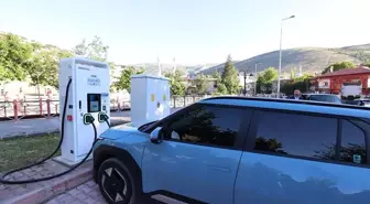 Kayseri'de Elektrikli Araç Şarj İstasyonu Açıldı
