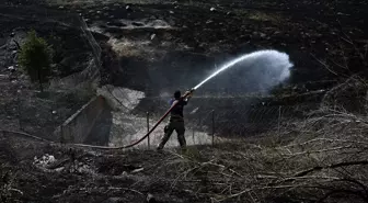 Ankara'da Ekili Arazide Yangın Çıktı