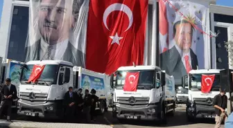 Yeşilyurt Belediyesi 200 milyon liralık 21 temizlik aracını hizmete aldı