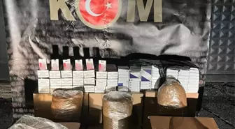 Yozgat'ta Kaçak Tütün Operasyonu: 45 Bin Makaron ve 35 Kilogram Tütün Ele Geçirildi