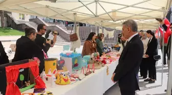 Yozgat'ta Kadın Kursiyerlerin El Emeği Sergilendi