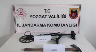 Yozgat'ta İzinsiz Kazı Yapan Zanlı Gözaltına Alındı