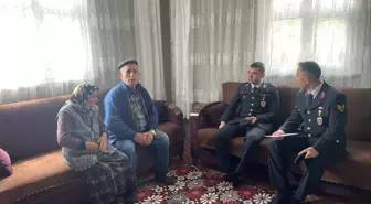 Yozgat'ta jandarma ekipleri, şehit aileleri ve gazileri ziyaret etti