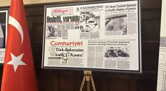 Yunanistan'da, 17 Kasım terör örgütünün şehit ettiği diplomat Sipahioğlu anıldı
