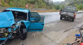 Zonguldak'ta Trafik Kazası: İki Yaralı