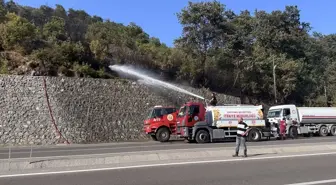 Zonguldak'ta Çıkan örtü Yangını Kontrol Altına Alındı