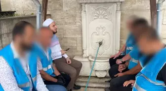 Zonguldak'ta hükümlülerden şehitlik ziyareti ve çevre temizliği
