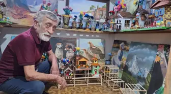 78 Yaşındaki Emekli İşçi, Hobi Olarak Resim Yaparak Sanata Adım Attı