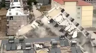 İskenderun'da 7 Katlı Bina Yıkıldı: Anlar Kamerada