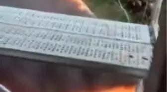 İstanbul'da İnşaat Alanında Konteyner Yangını
