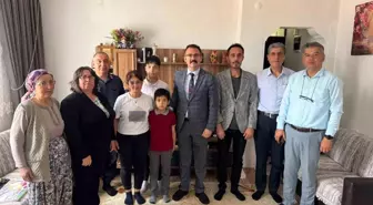 Kaymakam Ateş, şehit ailesi ile görüştü