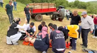 Bilecik'te Traktör Devrildi: Sürücü Ağır Yaralandı