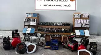 Çanakkale'de 157 Kilogram Kaçak Tütün Ele Geçirildi