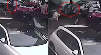 Fren yerine gaza basan acemi sürücü genç kadını ağır yaraladı