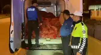 Samsun'da Kaçak Midye Taşıyan Sürücülere Cezalar Kesildi