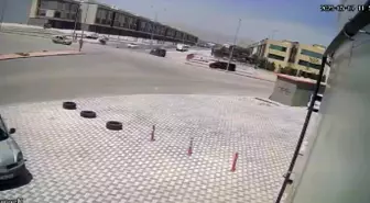 Konya'da Trafik Kazaları Güvenlik Kamerasında