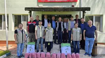 Orhaneli'de Çiftçilere Kuru Fasulye Tohumu Dağıtımı Yapıldı
