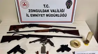 Zonguldak'ta Ruhsatsız Silah Operasyonu