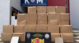 Adana'da Kaçak Makaron ve Elektronik Sigara Operasyonu