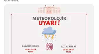 Ankara'da Gök Gürültülü Sağanak Hayatı Olumsuz Etkileyecek