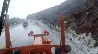 Antalya'da Dolu Yağışı Akseki-Seydişehir Karayolunu Etkiledi