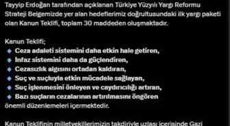 Bakan Tunç: 'İlk yargı paketi olan kanun teklifi toplam 30 maddeden oluşmaktadır'