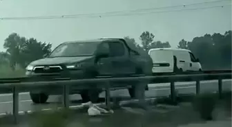 Sakarya'da Ters Şeritten İlerleyen Sürücü Tehlike Saçtı