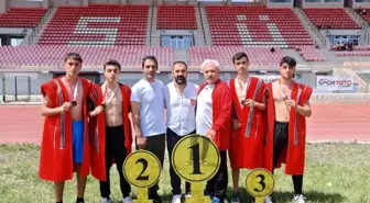 Elazığlı Genç Güreşçiler Türkiye 3.'sü Oldu