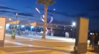 Çeşme'de Paramotor Kazası: Emekli Astsubay Hastaneye Kaldırıldı